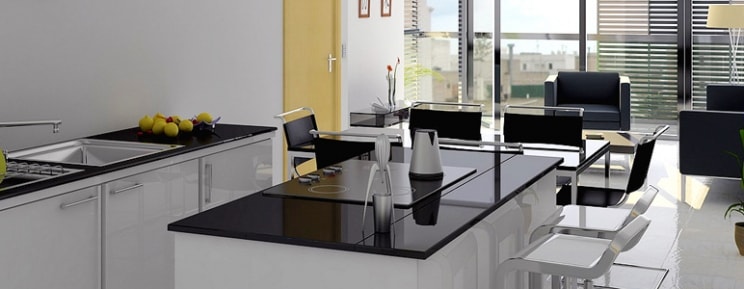 Đá nhân tạo sẽ giúp không gian phòng bếp của bạn mang vẻ đẹp hiện đại, ấm áp và thể hiện được đẳng cấp của bạn.